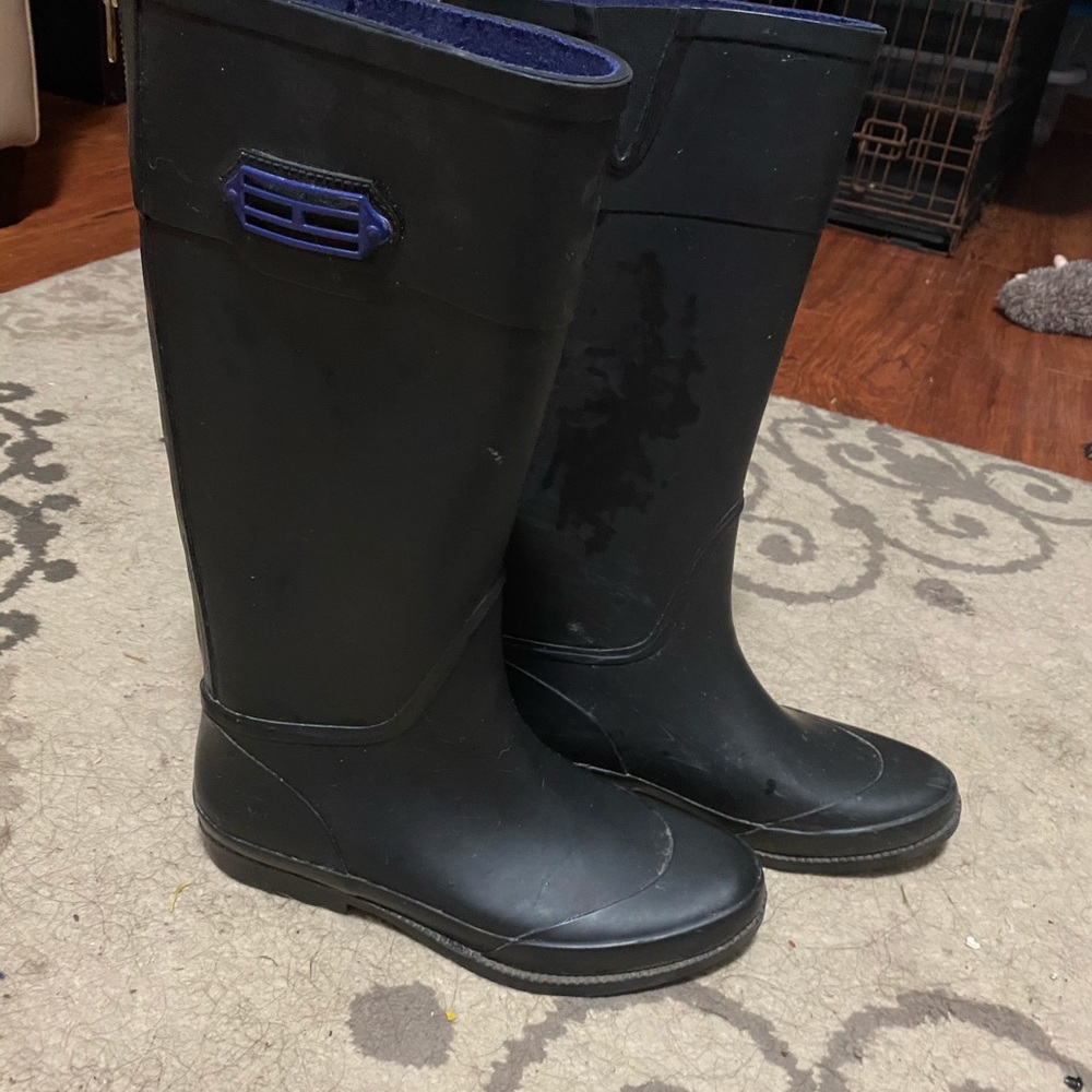 Tommy Hilfiger Black Rain Boots